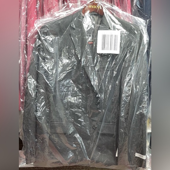 Alfani Men's Slim-Fit Stretch Solid Suit Jacket Charcoal Grey 42XL Blazer NewTag - Picture 10 of 12